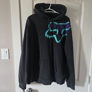 Fox Racing Womens Large Hoodie Sweater Top Shirt